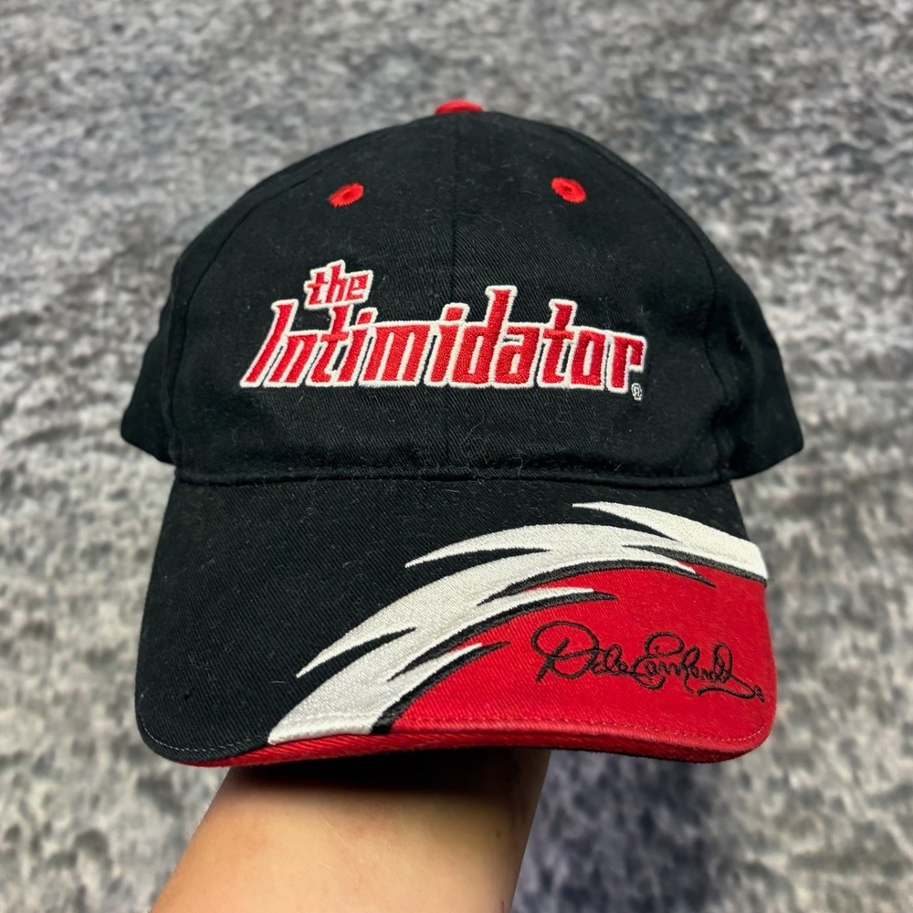 VTG Dale Earnhardt The Intimidator Hat Winner's Circle Black Adjustable Strap